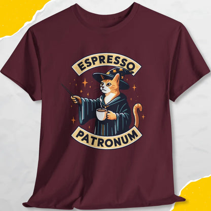 Espresso Patronum - Unisex Softstyle Tee Cat T-Shirt