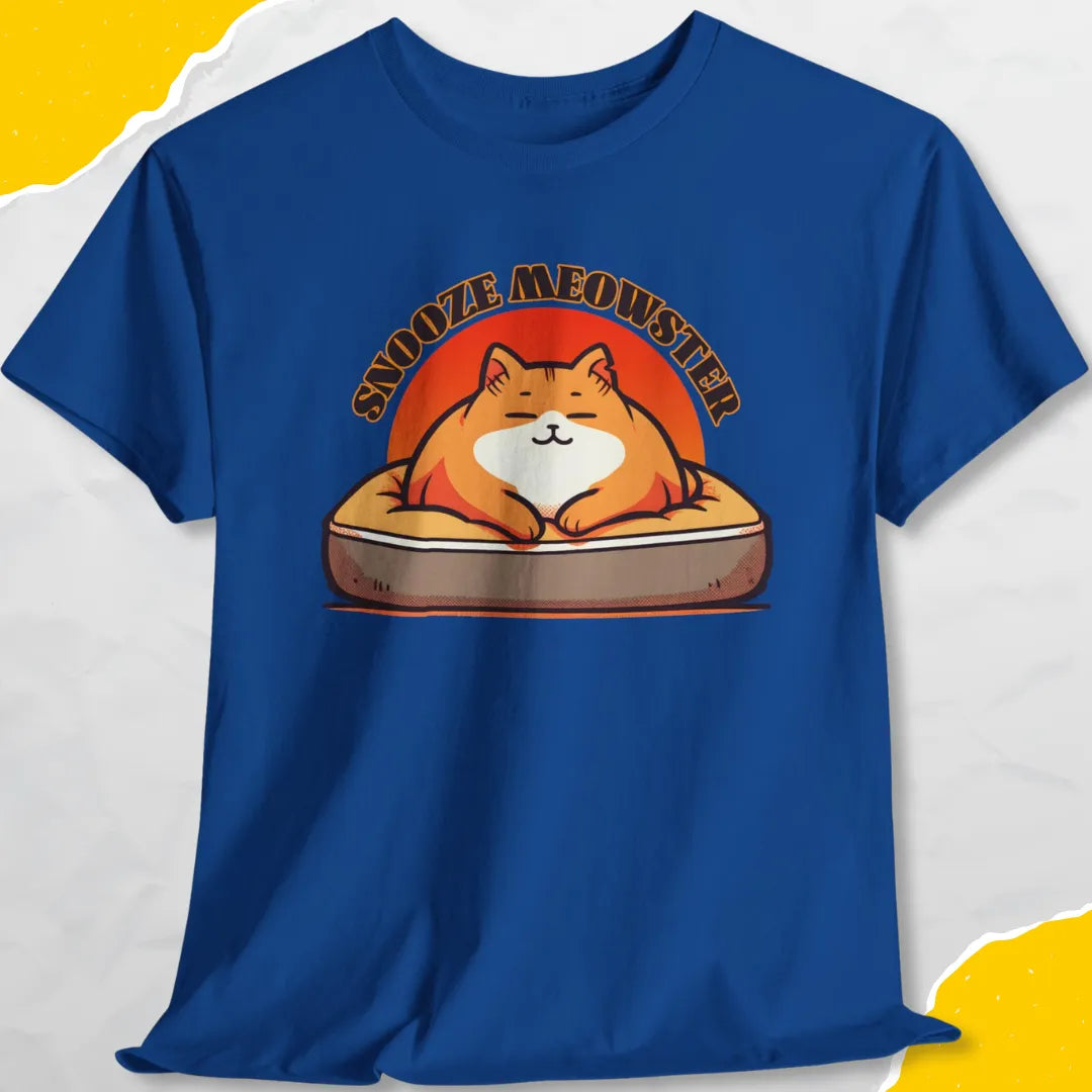 Snooze Meowster - Unisex Softstyle Tee Cat T-Shirt