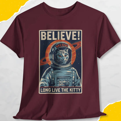 Believe! Long Live The Kitty - Unisex Softstyle Tee Cat T-Shirt