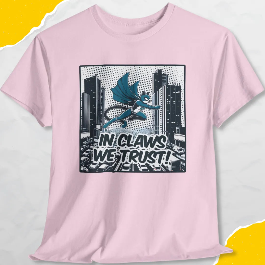 In Claws We Trust - Unisex Softstyle Tee Cat T-Shirt