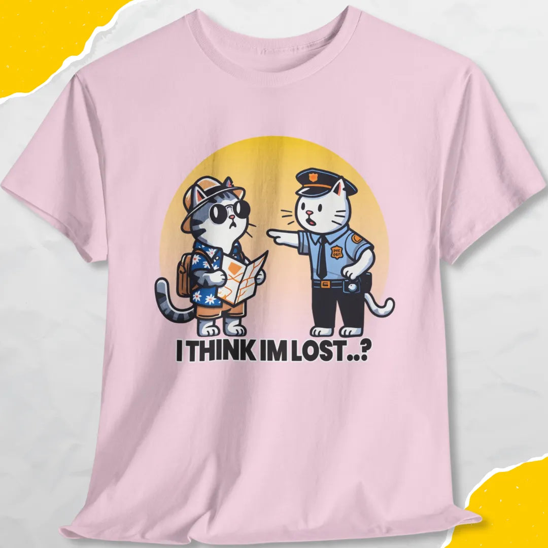 I Think I'm Lost..? - Unisex Softstyle Tee Cat T-Shirt