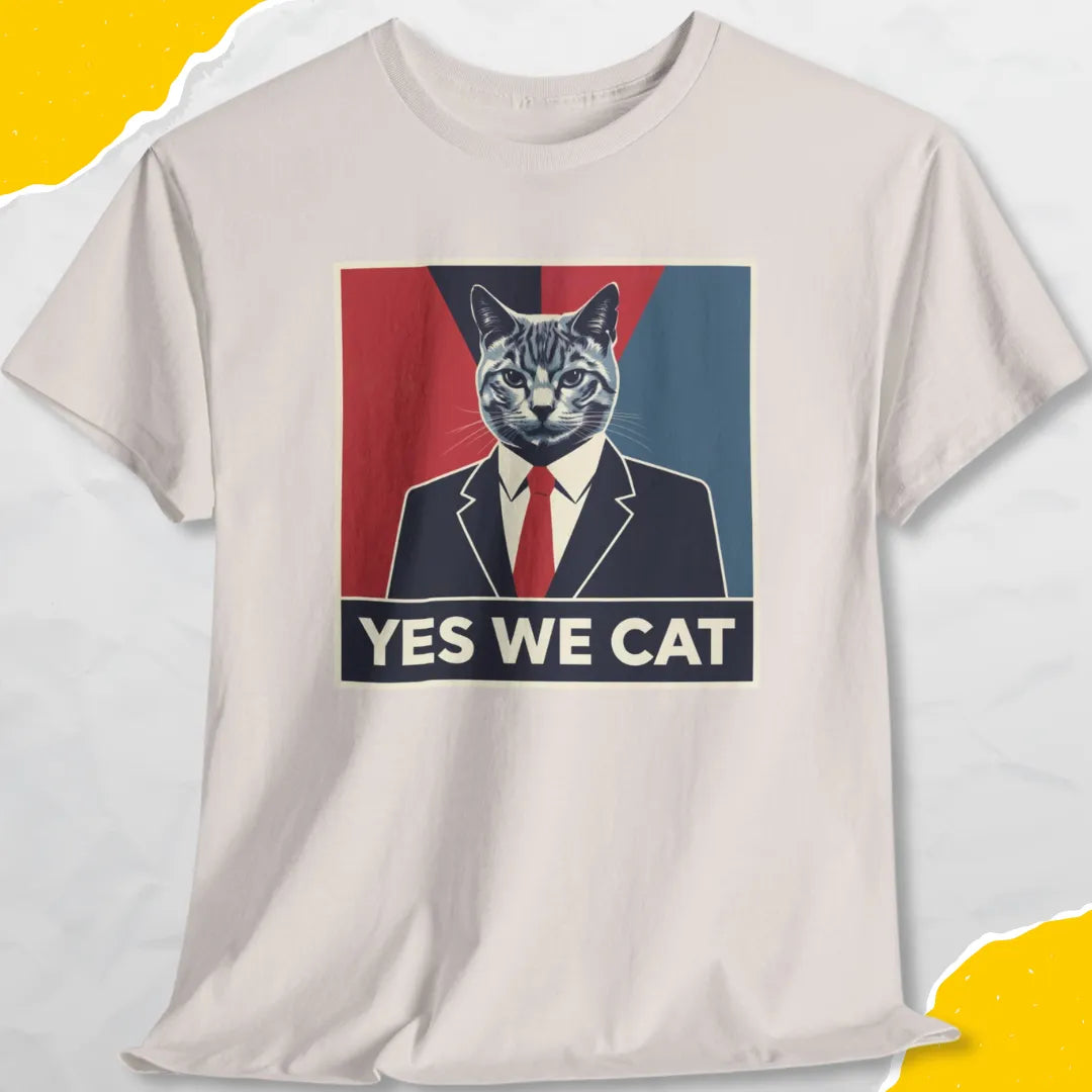 Yes We Cat - Unisex Softstyle Tee Cat T-Shirt