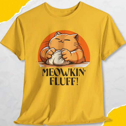 Meowkin' Fluff! - Unisex Softstyle Tee Cat T-Shirt