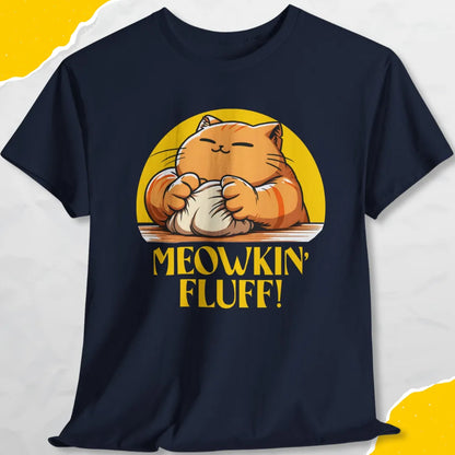 Meowkin' Fluff! - Unisex Softstyle Tee Cat T-Shirt