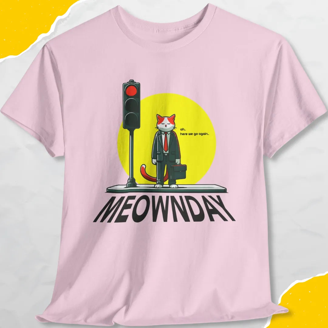 Meownday - Unisex Softstyle Tee Cat T-Shirt