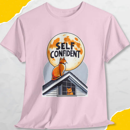 Self Confident - Unisex Softstyle Tee Cat T-Shirt