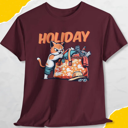 Holiday - Unisex Softstyle Tee Cat T-Shirt