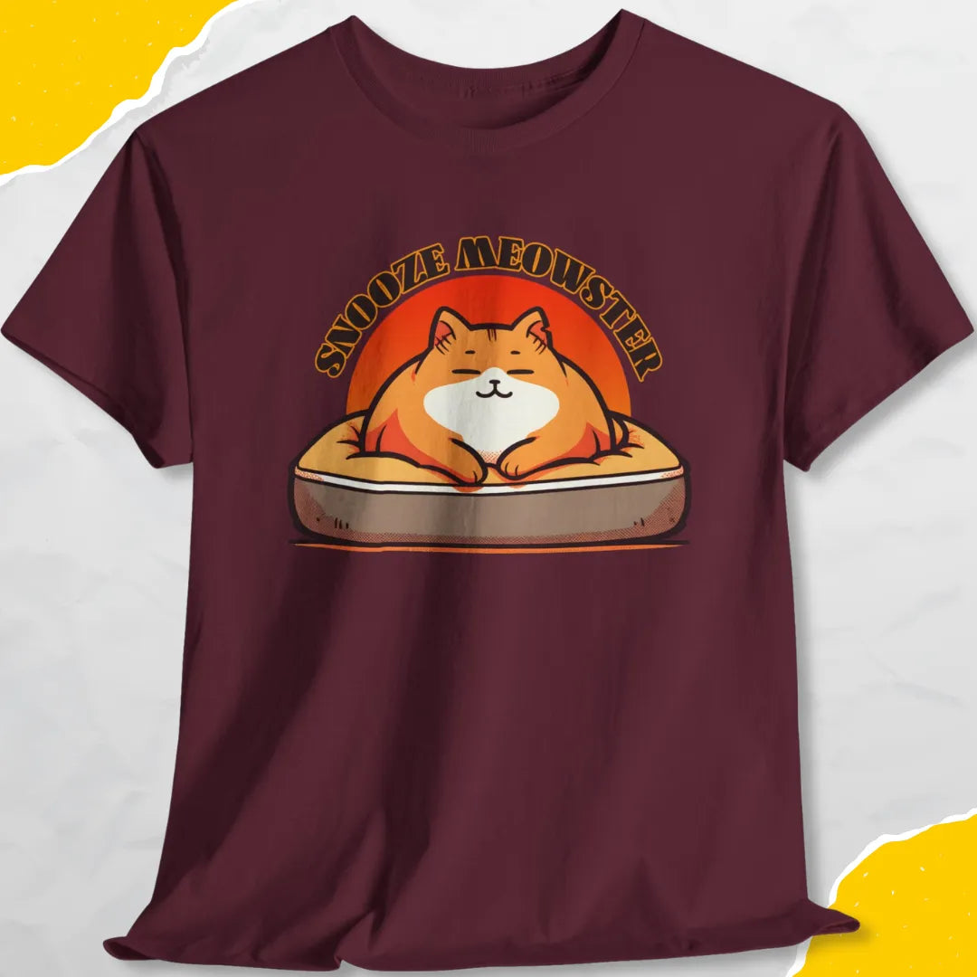 Snooze Meowster - Unisex Softstyle Tee Cat T-Shirt