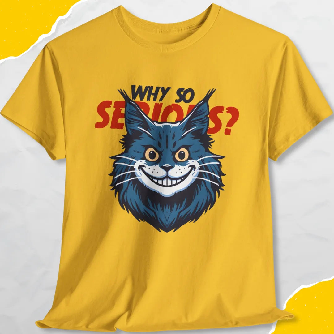 Why So Serious? - Unisex Softstyle Tee Cat T-Shirt