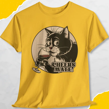 Cheers Mate - Unisex Softstyle Tee Cat T-Shirt