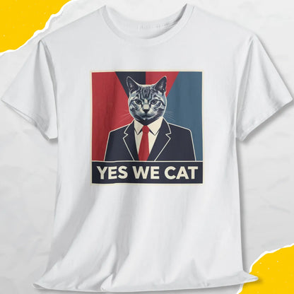 Yes We Cat - Unisex Softstyle Tee Cat T-Shirt