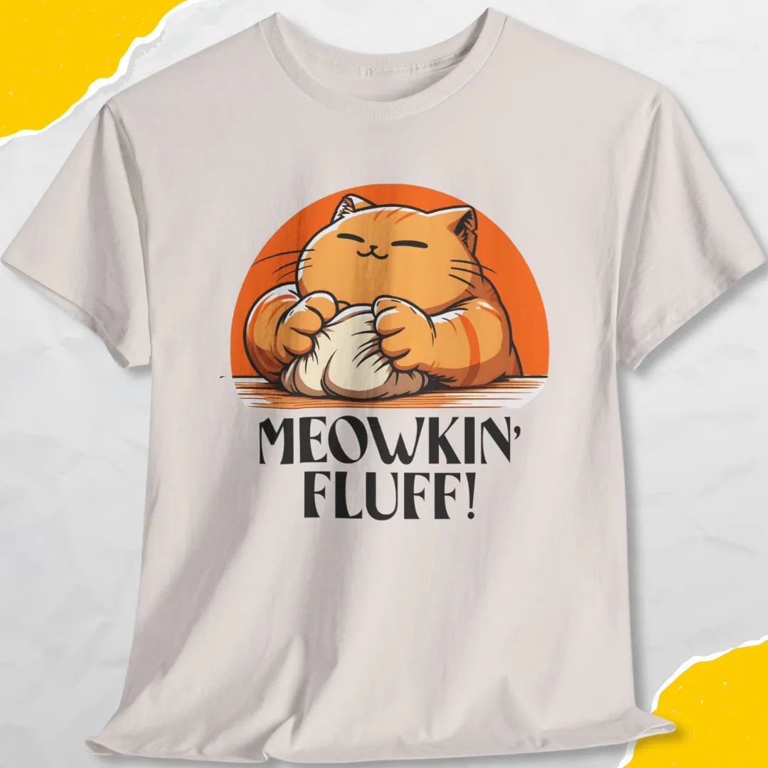 Meowkin' Fluff! - Unisex Softstyle Tee Cat T-Shirt