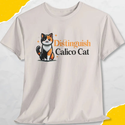 Distinguish Calico Cat - Unisex Softstyle Tee Cat T-Shirt