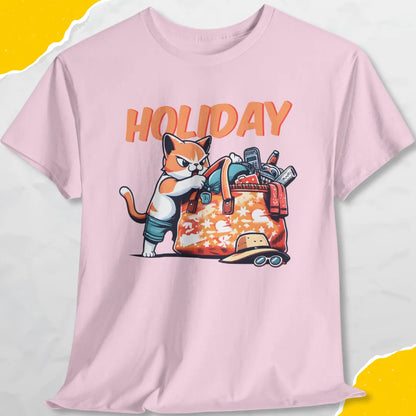 Holiday - Unisex Softstyle Tee Cat T-Shirt