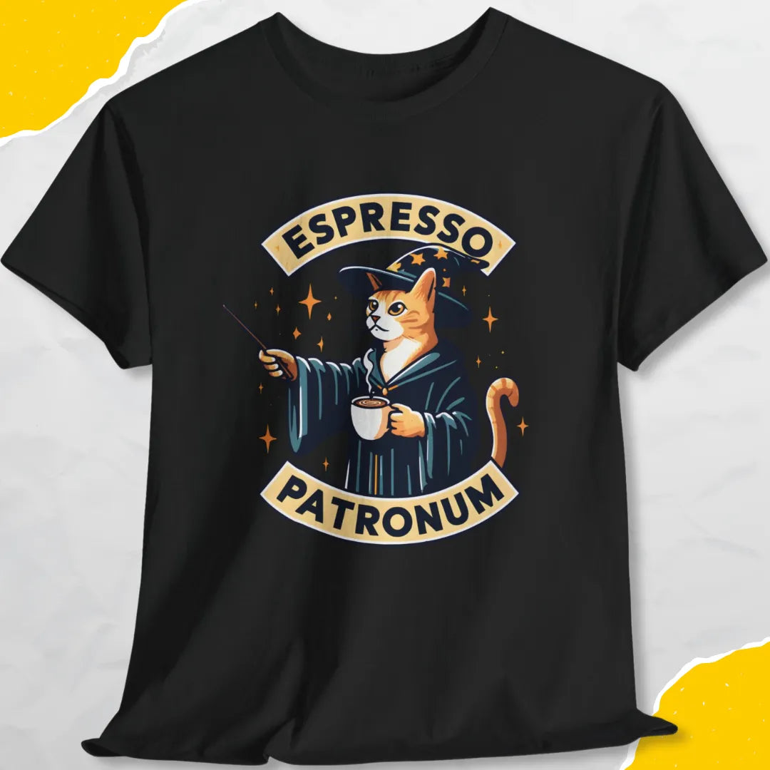 Espresso Patronum - Unisex Softstyle Tee Cat T-Shirt