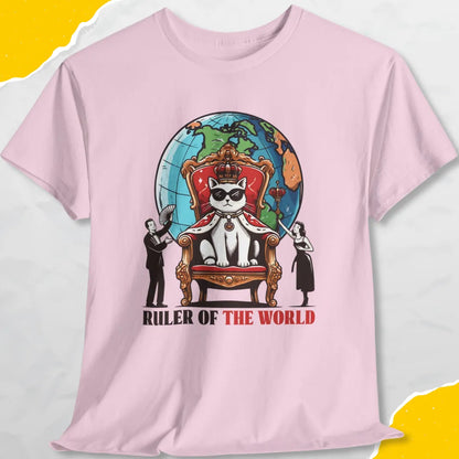 Ruler Of The World - Unisex Softstyle Tee Cat T-Shirt