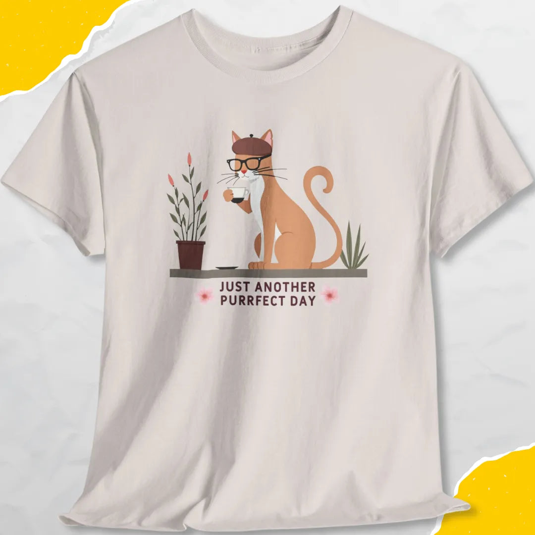 Just Another Purrfect Day - Unisex Softstyle Tee Cat T-Shirt