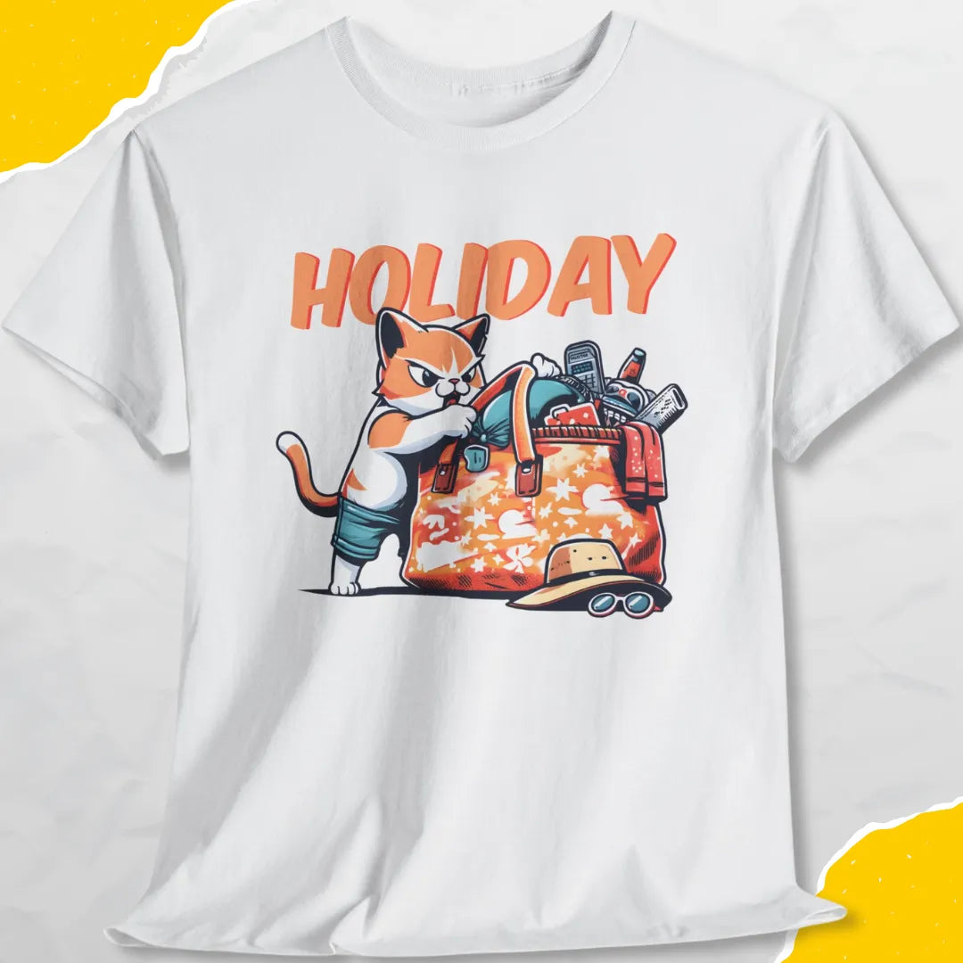 Holiday - Unisex Softstyle Tee Cat T-Shirt