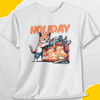 Holiday - Unisex Softstyle Tee Cat T-Shirt