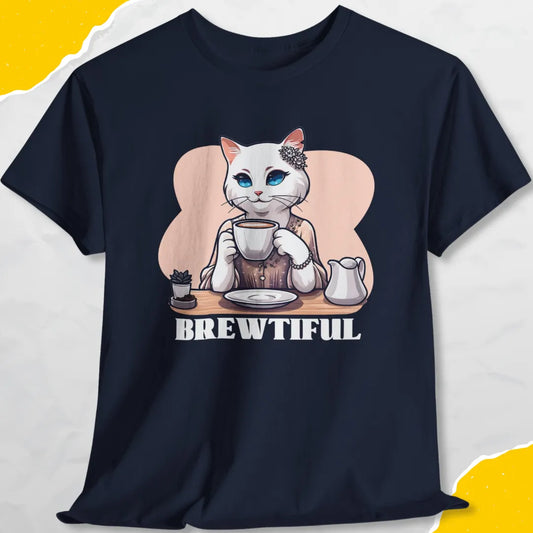 Brewtiful - Unisex Softstyle Tee Cat T-Shirt