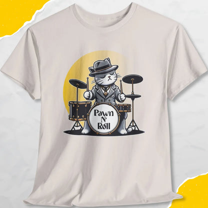 Pawn N' Roll - Unisex Softstyle Tee Cat T-Shirt