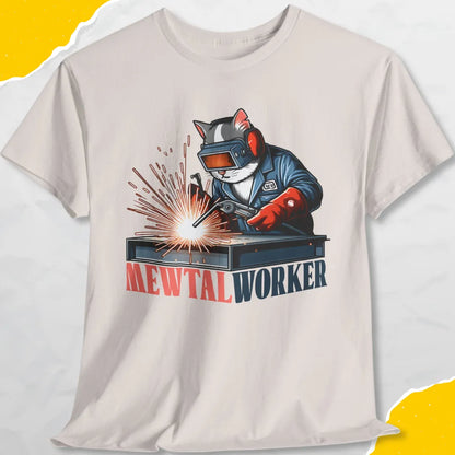 Meowtal Worker - Unisex Softstyle Tee Cat T-Shirt