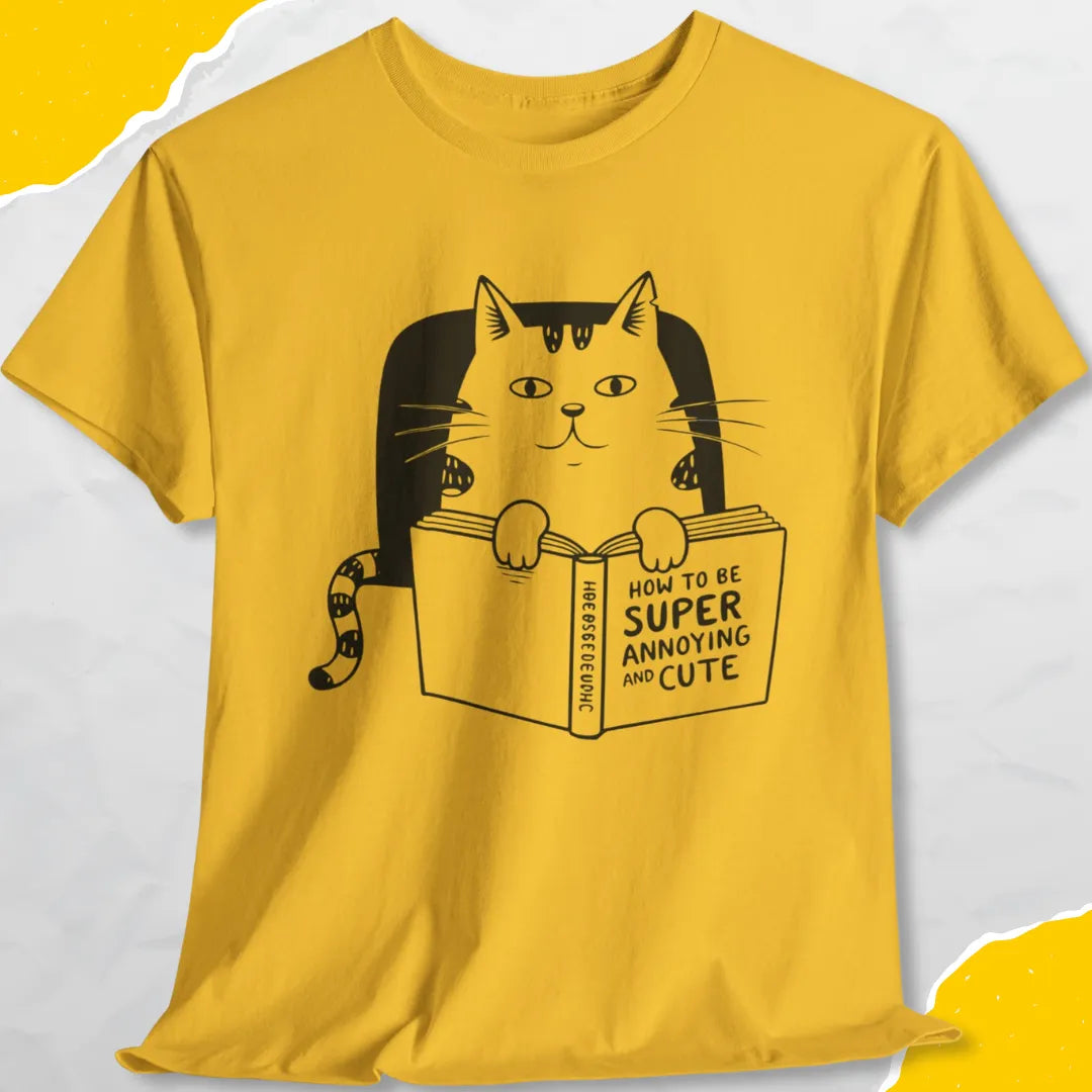 How To Be Annoying and Cute - Unisex Softstyle Tee Cat T-Shirt