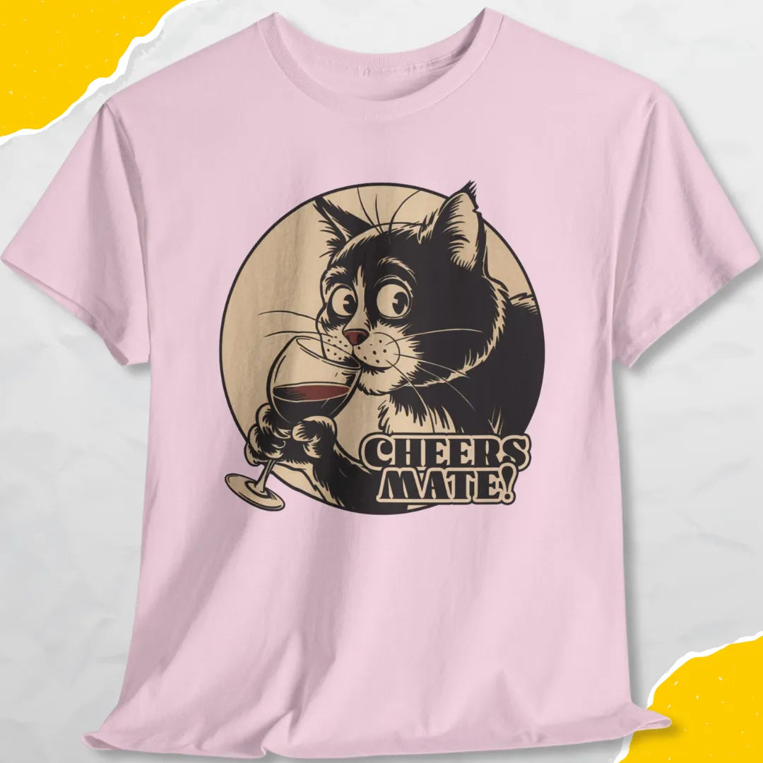 Cheers Mate - Unisex Softstyle Tee Cat T-Shirt