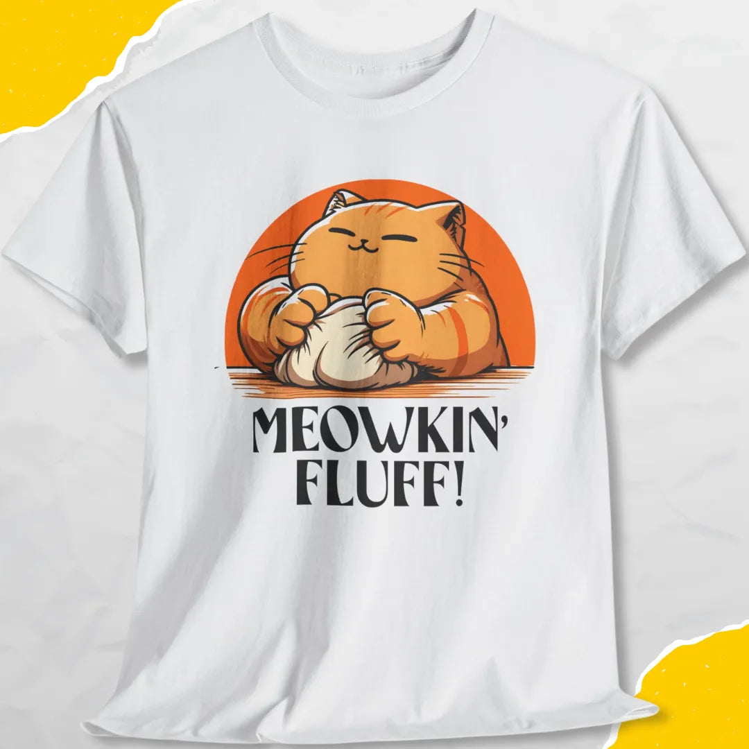 Meowkin' Fluff! - Unisex Softstyle Tee Cat T-Shirt