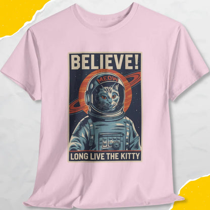 Believe! Long Live The Kitty - Unisex Softstyle Tee Cat T-Shirt