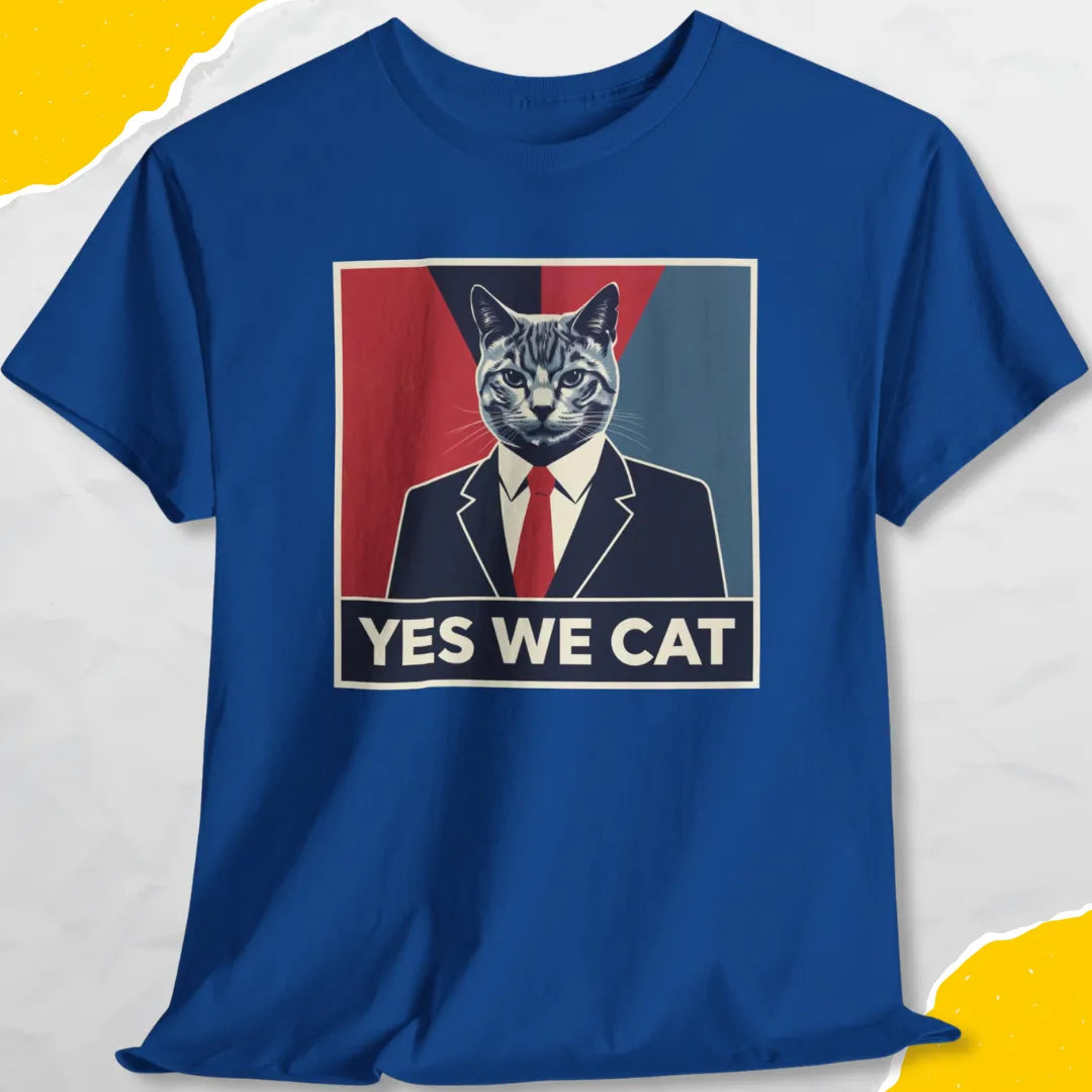 Yes We Cat - Unisex Softstyle Tee Cat T-Shirt