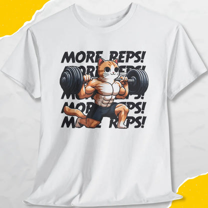 More Reps! - Unisex Softstyle Tee Cat T-Shirt