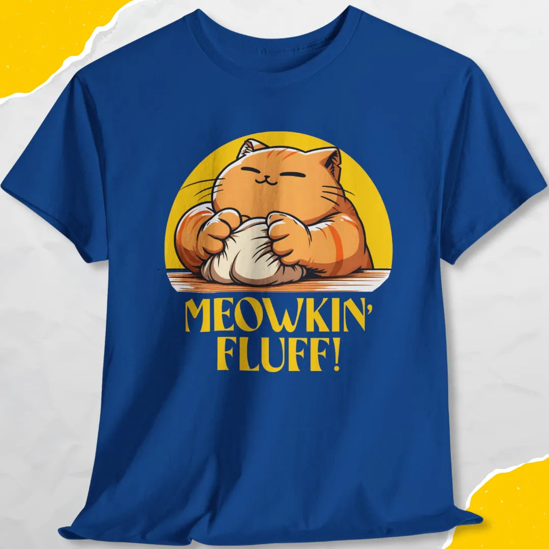 Meowkin' Fluff! - Unisex Softstyle Tee Cat T-Shirt